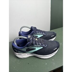 Brooks Ghost 14 Women's Size 6.5 D (Wide) Running Shoes Blue No Insoles